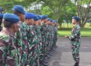 Tingkatkan Kesiapan Personel, Lanud SKI Gelar Latihan Pengendalian Huru Hara