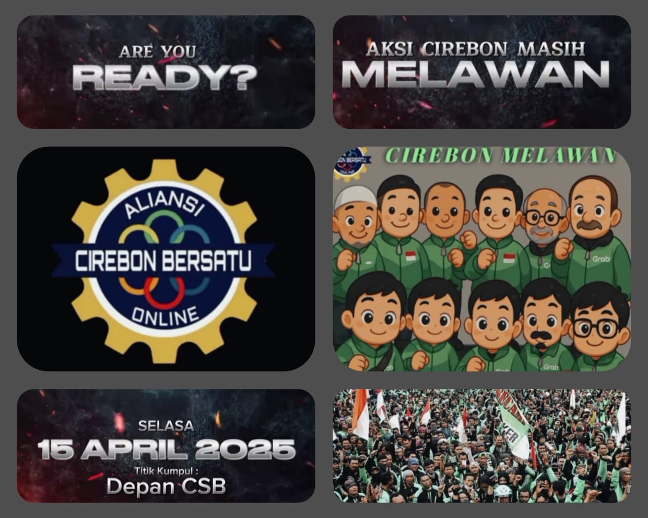 GemaMadani.com - GemaMadani.com - Ribuan Pengemudi Ojol Siap Demo di Cirebon, Demi Kesejahteraan - BT1