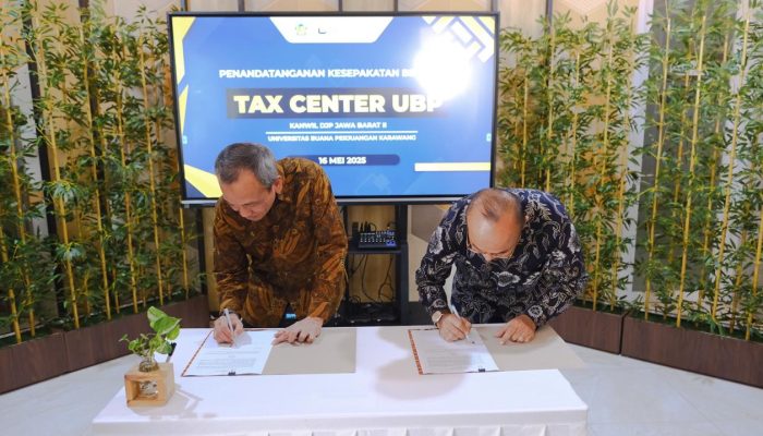 GemaMadani.com - DJP Jawa Barat II dan UBP Karawang Lakukan Kerja Sama Tax Center