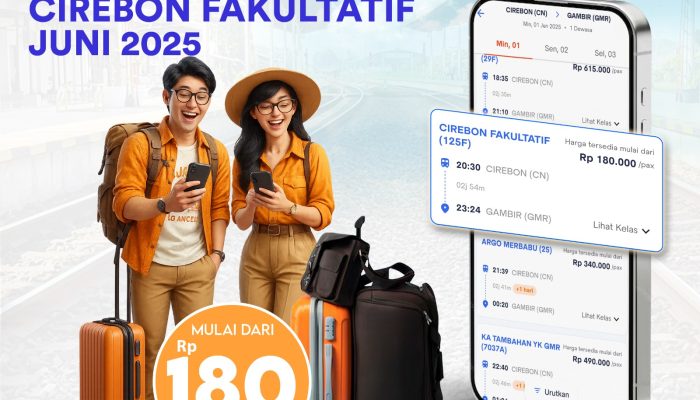 KAI Daop 3 Siapkan Perjalanan KA Cirebon Fakultatif Akomodir Penumpang Long Weekend