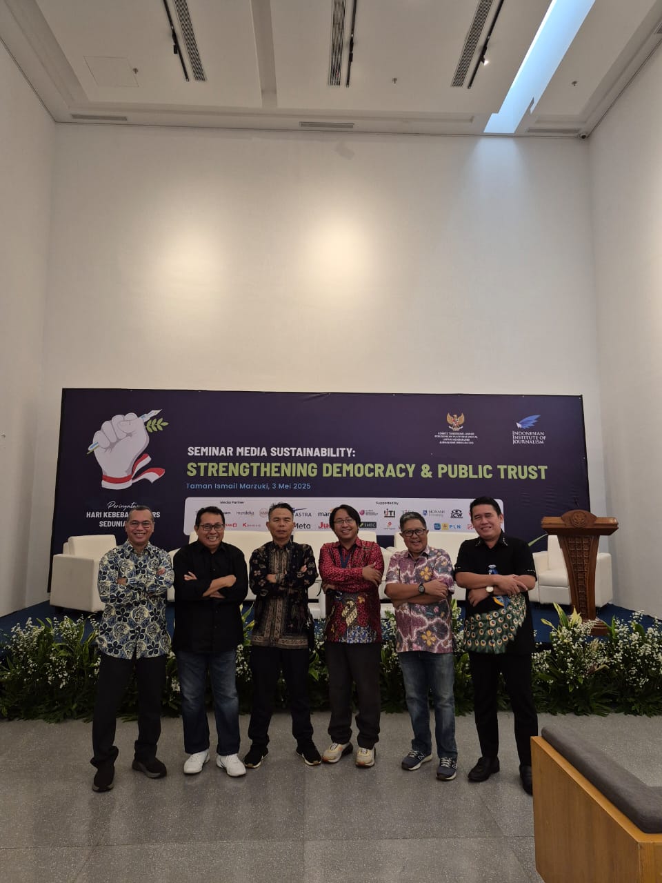 GemaMadani.com - Kebebasan Pers dan Integritas Lokal SMSI Meriahkan World Press Freedom Day di TIM Jakarta 2