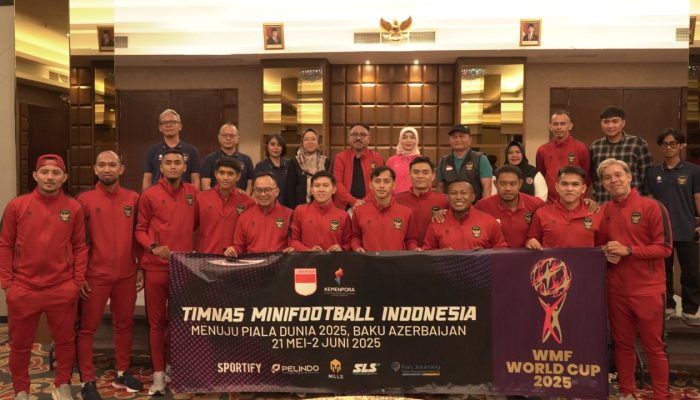 Kemenpora Resmi Lepas Timnas Minifootball Indonesia ke Piala Dunia 2025 di Azerbaijan