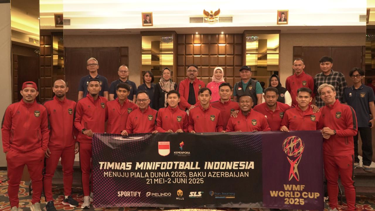 GemaMadani.com - Kemenpora Resmi Lepas Timnas Minifootball Indonesia ke Piala Dunia 2025 di Azerbaijan