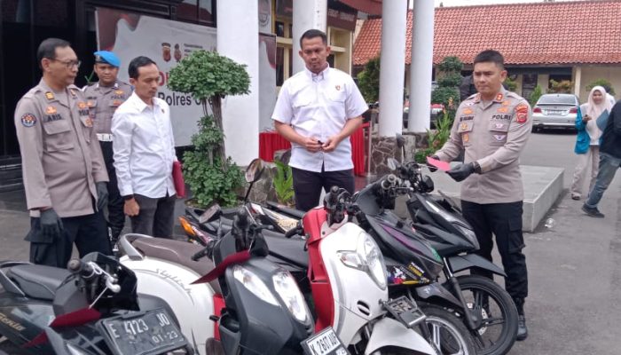 GemaMadani.com - Polres Cirebon Kota Meringkus 2 Pelaku Pencurian Motor, Salah Satunya Merupakan Residivis Spesialis Pencurian Motor 2