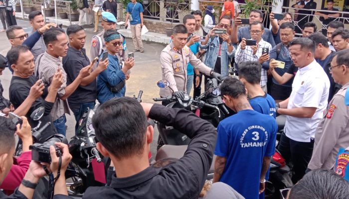 Polres Cirebon Kota Meringkus 2 Pelaku Pencurian Motor, Salah Satunya Merupakan Residivis Spesialis Pencurian Motor