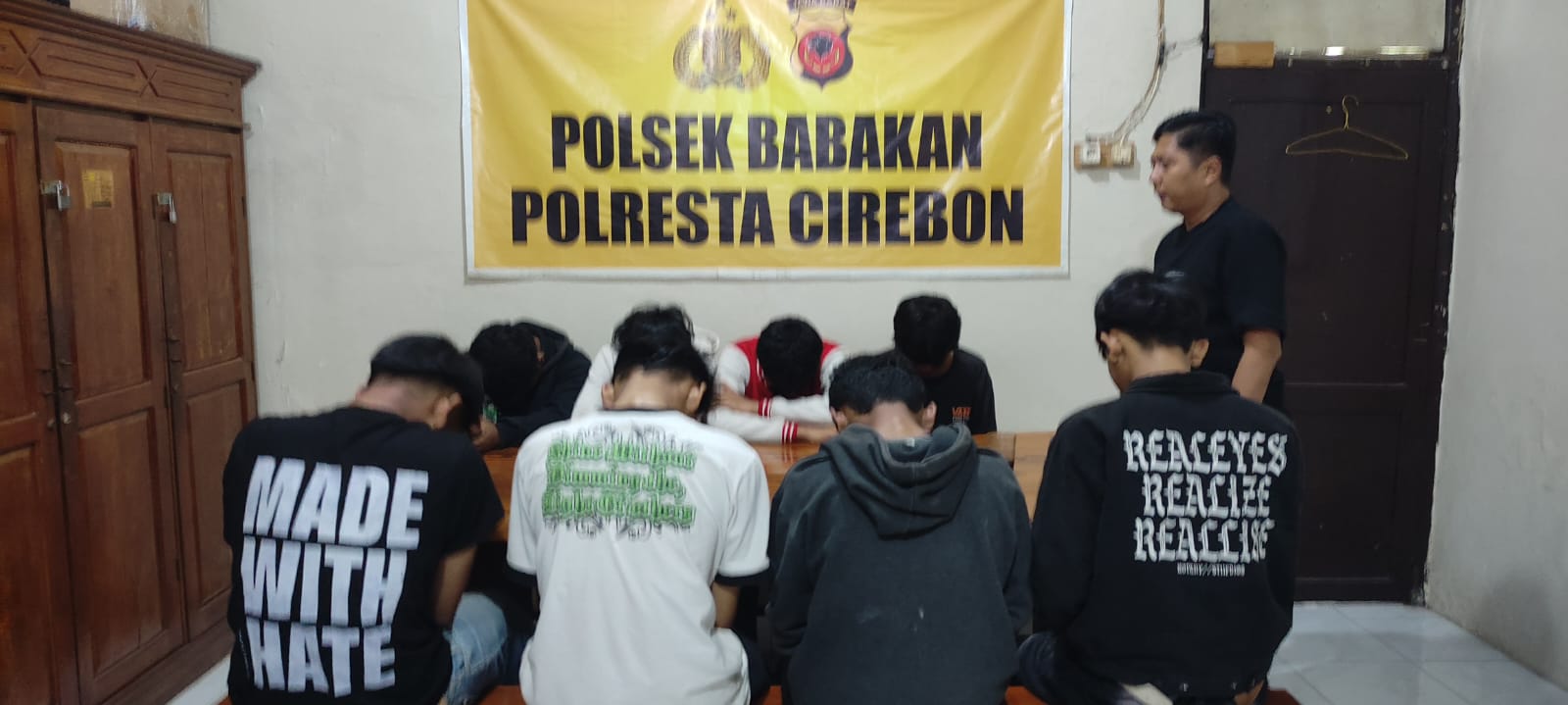 GemaMadani.com - Polsek Babakan Polresta Cirebon Gagalkan Aksi Tawuran Antar Geng Motor yang Akan Dijadikan Konten Medsos