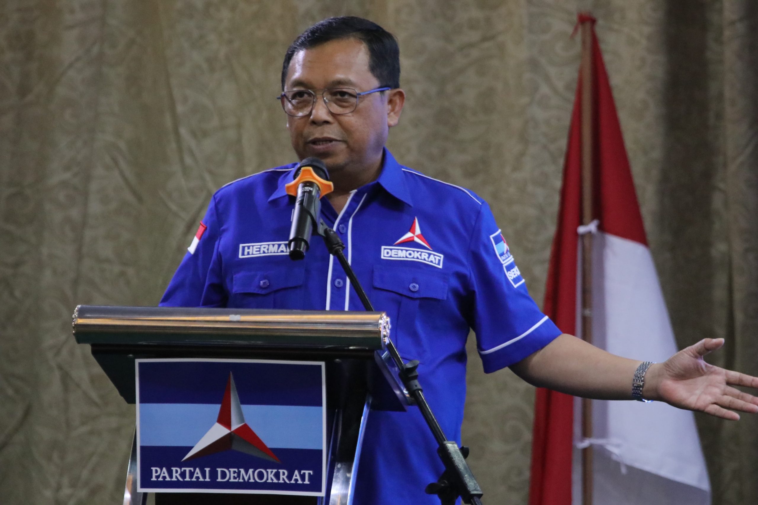 GemaMadani.com - Sampaikan Instruksi Ketum AHY Dalam Rakerda Demokrat di Kepri, Herman Khaeron Partai Segera Buka Penjaringan Calon Legislatif dan Calon Kepala Daerah Sejak Dini