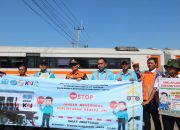 Peringati May Day, KAI Daop 3 Gelar Kampanye Keselamatan di 9 Titik Perlintasan Sebidang
