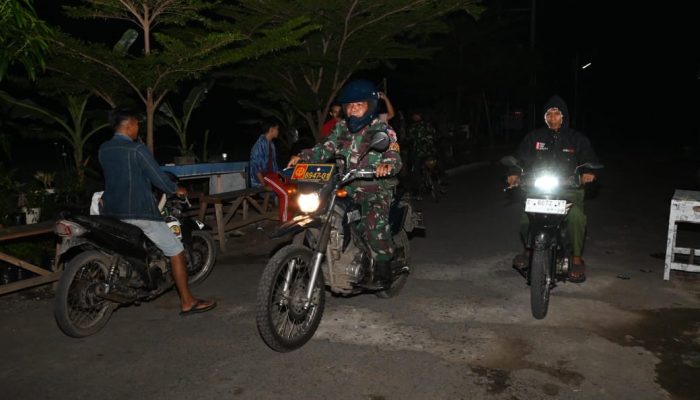 Babinpotdirga Lanud Sugiri Sukani, Menggelar Patroli Gabungan Demi Kenyamanan dan Keselamatan Masyarakat