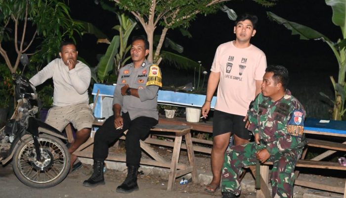 GemaMadani.com Babinpotdirga Lanud Sugiri Sukani Menggelar Patroli Gabungan Demi Kenyamanan Dan Keselamatan Masyarakat
