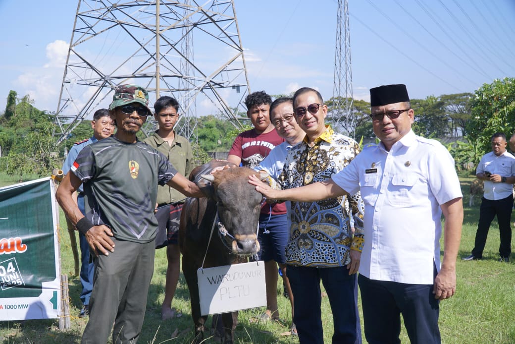 GemaMadani.com - Cirebon Power Salurkan 56 Hewan Kurban, Berbagi Kebaikan di Hari Raya Idul Adha 1446 H