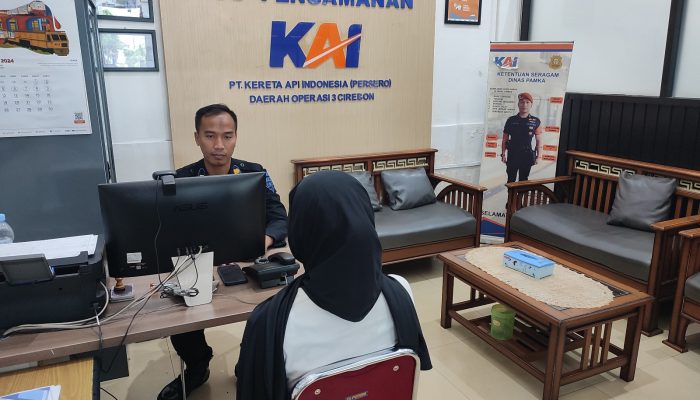 GemaMadani.com - Layanan Lost and Found KAI Daop 3 Cirebon Berikan Rasa Tenang Penumpang