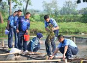 GemaMadani.com - Personel Lanud SKI Pantau Perkembangan Ikan, Wujudkan Hanpangan Nasional