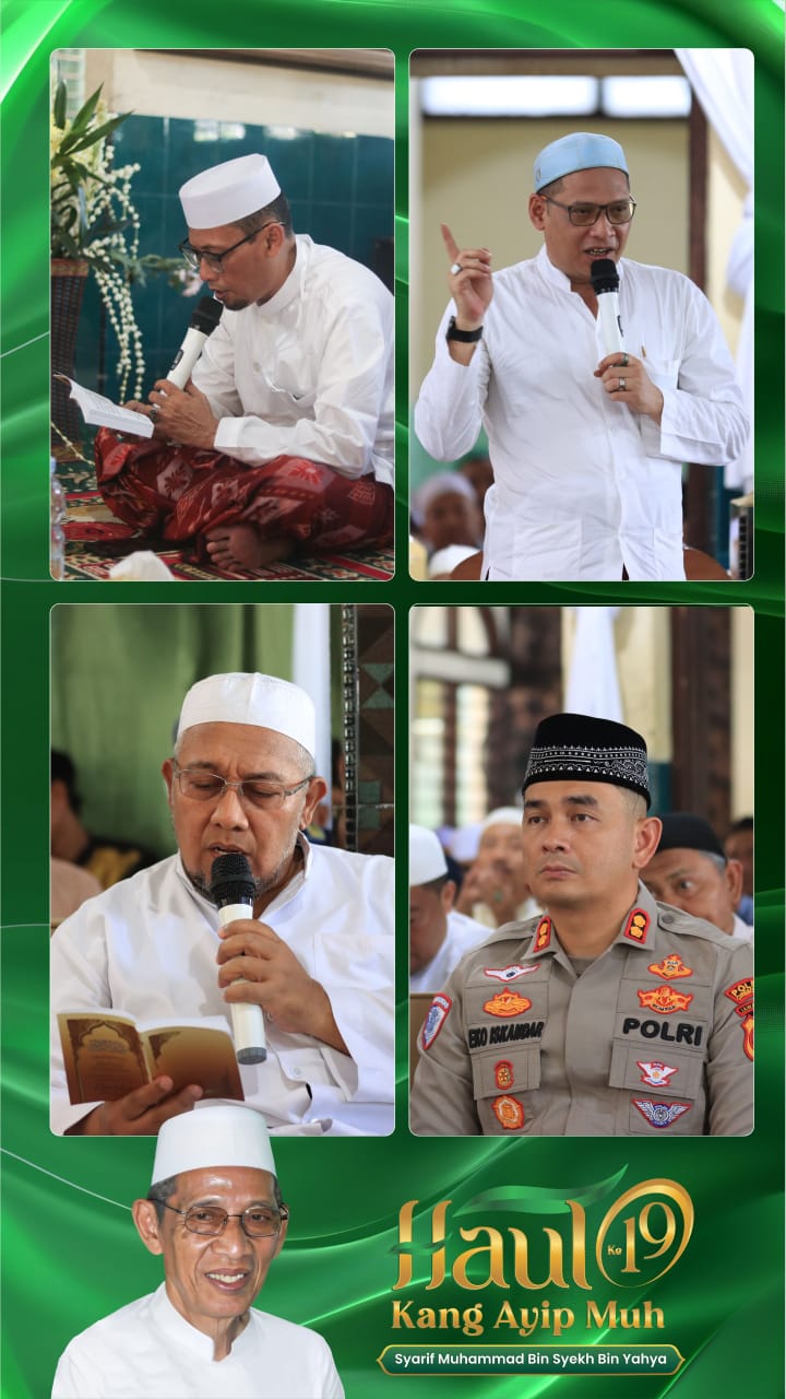 GemaMadani.com - Ribuan Jemaah Hadiri Haul Ke 19 Almaghfuroh Syarif Muhammad bin Syekh bin Yahya di Pondok Pesantren Jagasatru3