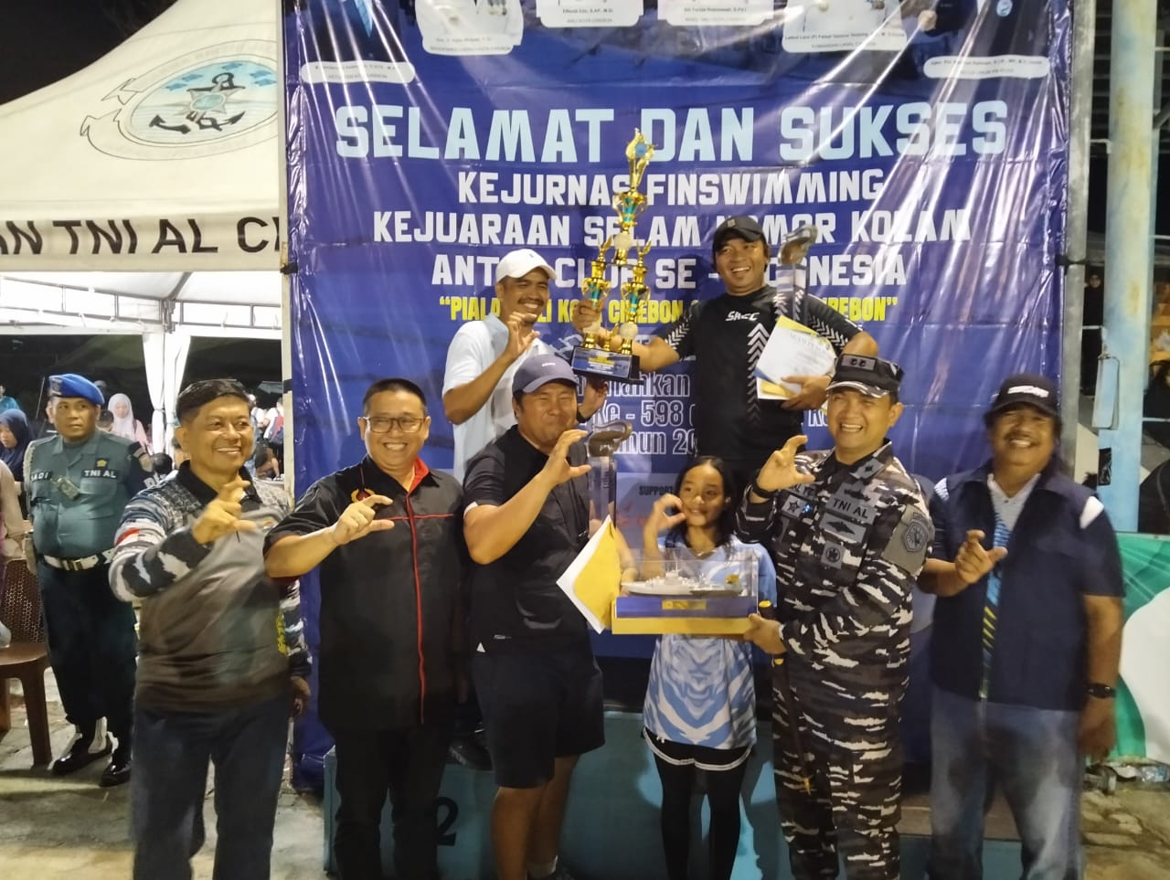 GemaMadani.com - Siliwangi Aquatic Club Cimahi Raih Juara Umum Kejurnas Finswimming 2025 di Cirebon 2
