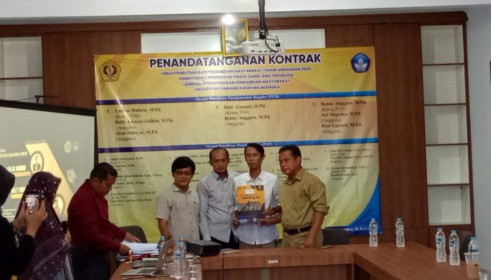 GemaMadani.com - USKM Rangking 27 Penerima Hibah Penelitian Terbanyak Se-Jawa Barat 2