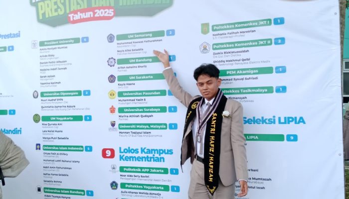 GemaMadanicom - Hafal 30 Juz, Fawwaz Diterima di Dua Kampus Bergengsi