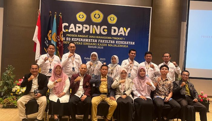 GemaMadani.com - 40 Mahasiswa D3 Keperawatan USKM Ikuti Capping Day