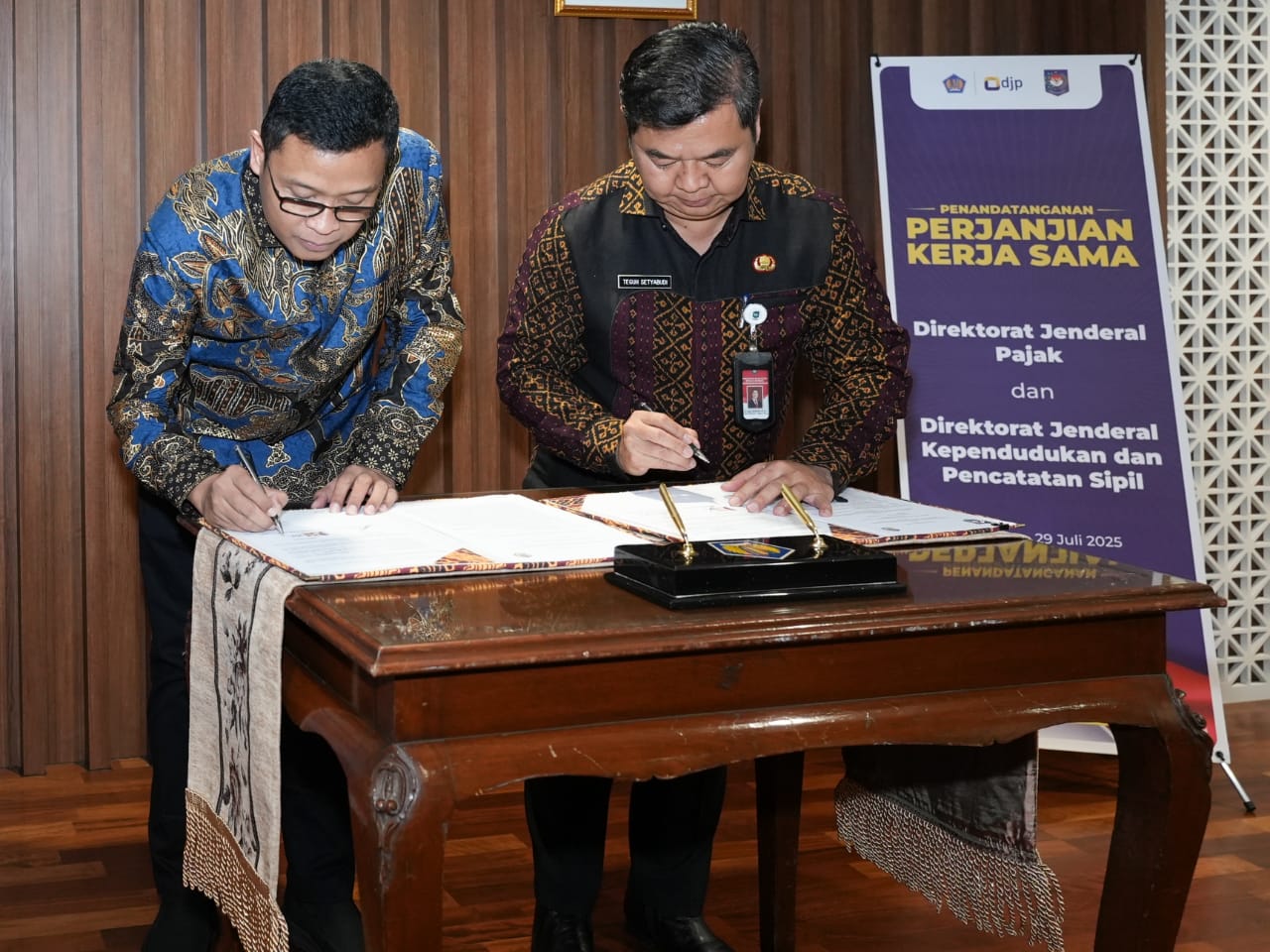 GemaMadani.com DJP Dan Ditjen Dukcapil Sepakati Penggunaan NIK Untuk Layanan Pajak