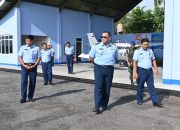 GemaMadani.com Danlanud SKI Letkol Pnb Yudisthira Tinjau Pos TNI AU Penggung