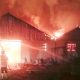 GemaMadani.com Diduga Akibat Over Heat Pabrik Pembuatan Briket Arang Di Tegal Wangi Kabupaten Cirebon Ludes Terbakar