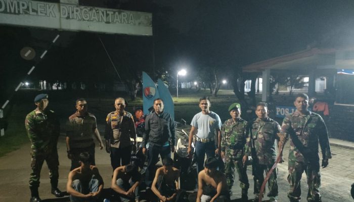 GemaMadani.com Prajurit Lanud Sugiri Sukani Amankan 7 Remaja Diduga Geng Motor 2