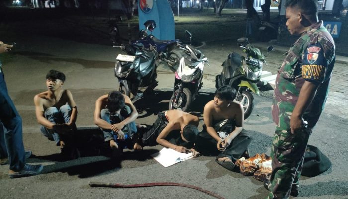 Prajurit Lanud Sugiri Sukani Amankan 7 Remaja Diduga Geng Motor