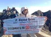 Fakhria Alyssa Quinn Berhasil Mencapai Puncak Gunung Ciremai Jelang HUT RI ke-80