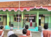 Ba Tuud Koramil 1402/Harjamukti Jadi Pembina Upacara di SDN Cadas Ngampar, Ajak Siswa Cegah Bullying dan Narkoba