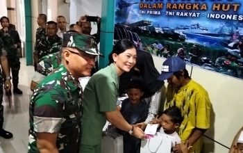 Kodim 0614/Kota Cirebon Gelar Bakti Sosial Kesehatan dalam Rangka HUT ke-80 TNI 2025