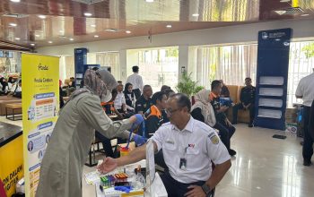 Menyambut HUT Ke-80, KAI Daop 3 Cirebon Selenggarakan Donor Darah dan USG Gratis