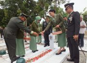 Dandim 0614/Kota Cirebon dan Ketua Persit Ikuti Ziarah Nasional Peringatan HUT ke-80 TNI