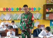 Babinsa Kelurahan Karyamulya Monitoring Program Makan Bergizi Gratis di SDN Mega Eltra