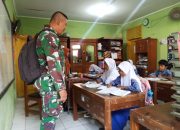 Babinsa Laksanakan Monitoring Program MBG di Sekolah Wilayah Binaan