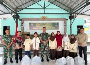 Kodim 0614/Kota Cirebon Berikan Bantuan Pendidikan kepada Siswa SMPN 3 Kota Cirebon