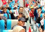 Rombongan Civitas Akademik Universitas Muhamadiyah Cirebon Gunakan Kereta Luar Biasa