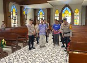 Polres Cirebon Kota Sterilisasi dan Pengamanan Sejumlah Gereja Jelang Natal 2025