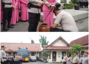 Kapolres Cirebon Kota Pimpin Upacara Raport Kenaikan Pangkat Personil