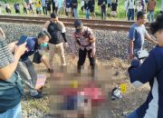 Pria Tanpa Identitas Ditemukan Tewas Diduga Tertemper KA Bangunkarta di Jalur KA 215+4 Kalibaru Cirebon