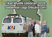 Catat Tanggalnya! Tiket Kereta Api Lebaran 2026 Sudah Bisa Dipesan H-45