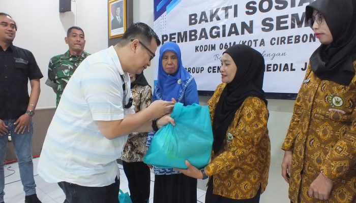 Kodim 0614/Kota Cirebon Bersama FIF Group bagikan Sembako untuk Anggota Pepabri
