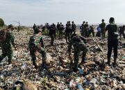 Kodim 0614/Kota Cirebon Bersama Forkopimda Gelar Bakti Bersih-Bersih Pantai di Pesisir Kesenden