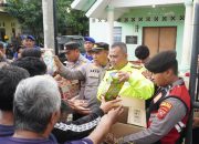 Polres Cirebon Kota Salurkan Bantuan untuk Warga Perumahan Villa Intan yang Terdampak Banjir