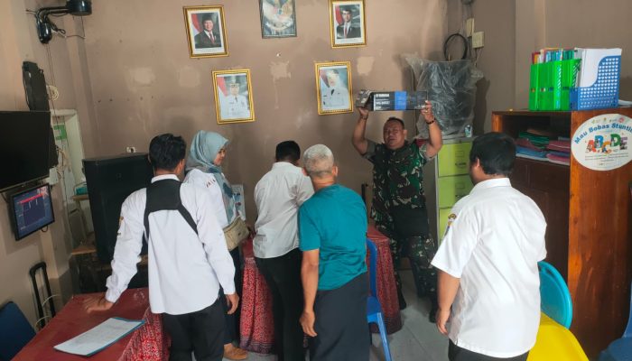 Babinsa dan Pemerintah Kelurahan Panjunan Monitoring Pengecekan Aset Kelurahan di Tingkat RW