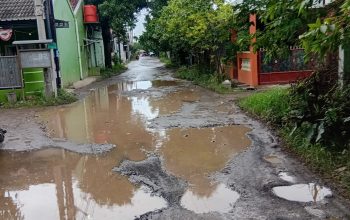 Jalan Hancur Bak Kubangan Kerbau, Warga Perumahan Taman Kaliwulu Indah Protes Minta Pengembang Perumahan Tanggungjawab