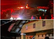 Diduga Akibat Konsleting Listrik Rumah di Bandengan Terbakar, Jajaran Polsek Mundu Terjun ke Lokasi Kebakaran