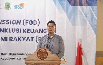 OJK Cirebon Dukung Program PINTAR, Untuk Percepatan Kemandirian Ekonomi Masyarakat Desa Paninggaran