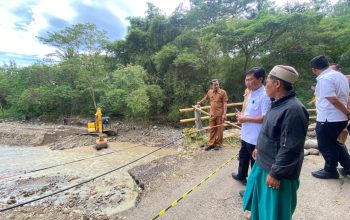 Perbaikan Jembatan Lebakngok, Ditargetkan Rampung April Mendatang