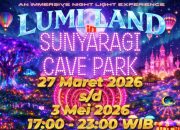 Jelang Libur Lebaran 2026, Goa Sunyaragi Buka Hingga Malam dengan Festival Cahaya Lumi Land