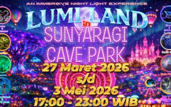 Jelang Libur Lebaran 2026, Goa Sunyaragi Buka Hingga Malam dengan Festival Cahaya Lumi Land